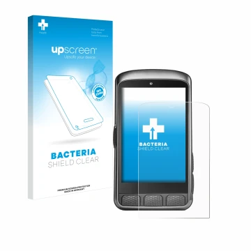 Vorderseite einer Produktverpackung mit dem Markenlogo upscreen. Daneben ist das Gerät Wahoo Elemnt ACE mit dem zugehörigen Di