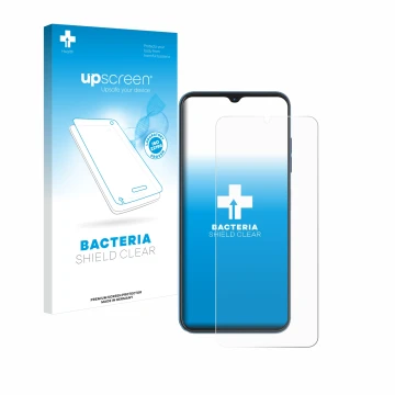 Vorderseite einer Produktverpackung mit dem Markenlogo upscreen. Daneben ist das Gerät Hotwav Note 13 Pro mit dem zugehörigen 
