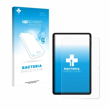 Vorderseite einer Produktverpackung mit dem Markenlogo upscreen. Daneben ist das Gerät Doogee T36 mit dem zugehörigen Displays