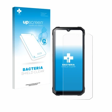 Vorderseite einer Produktverpackung mit dem Markenlogo upscreen. Daneben ist das Gerät Hotwav T7S mit dem zugehörigen Displays