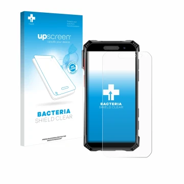 Vorderseite einer Produktverpackung mit dem Markenlogo upscreen. Daneben ist das Gerät Soyes S10 Max mit dem zugehörigen Displ