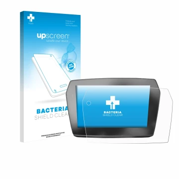 Vorderseite einer Produktverpackung mit dem Markenlogo upscreen. Daneben ist das Gerät Voge 525DSX 2025 mit dem zugehörigen Di