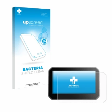 Vorderseite einer Produktverpackung mit dem Markenlogo upscreen. Daneben ist das Gerät Elegoo Centauri Carbon 4,3