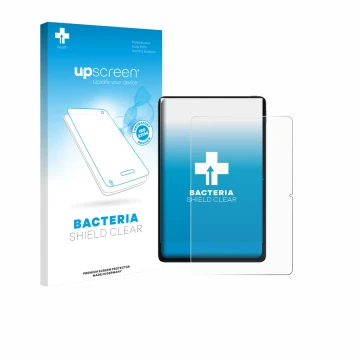 Vorderseite einer Produktverpackung mit dem Markenlogo upscreen. Daneben ist das Gerät Xiaomi POCO Pad 12.1