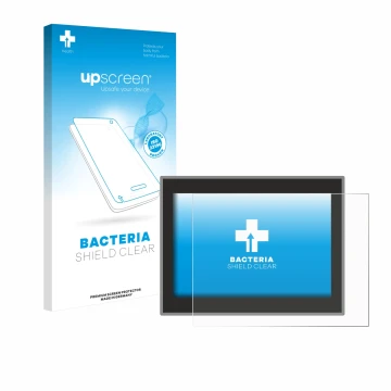 Vorderseite einer Produktverpackung mit dem Markenlogo upscreen. Daneben ist das Gerät Jeep Compass Longitud (2018) mit dem zu