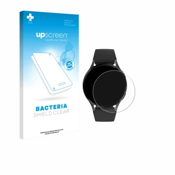 Vorderseite einer Produktverpackung mit dem Markenlogo upscreen. Daneben ist das Gerät Levowatch EDGY mit dem zugehörigen Disp