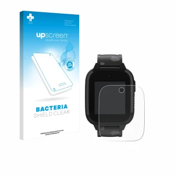 Vorderseite einer Produktverpackung mit dem Markenlogo upscreen. Daneben ist das Gerät Xplora XGO3 (2. Gen.) mit dem zugehörig