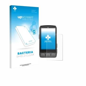 Vorderseite einer Produktverpackung mit dem Markenlogo upscreen. Daneben ist das Gerät Wahoo Elemnt Roam V3 mit dem zugehörige