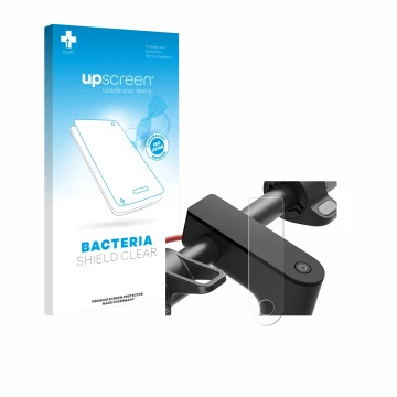 Vorderseite einer Produktverpackung mit dem Markenlogo upscreen. Daneben ist das Gerät Xiaomi Electric Scooter 4 mit dem zugeh