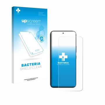 Vorderseite einer Produktverpackung mit dem Markenlogo upscreen. Daneben ist das Gerät Infinix GT 30 Pro mit dem zugehörigen D