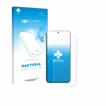 Vorderseite einer Produktverpackung mit dem Markenlogo upscreen. Daneben ist das Gerät Honor 400 mit dem zugehörigen Displaysc