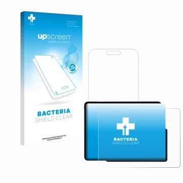 Vorderseite einer Produktverpackung mit dem Markenlogo upscreen. Daneben ist das Gerät OnePlus Pad 3 mit dem zugehörigen Displ