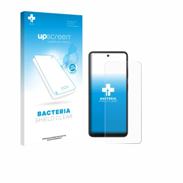 Vorderseite einer Produktverpackung mit dem Markenlogo upscreen. Daneben ist das Gerät Xplora HMD Fusion X1 mit dem zugehörige