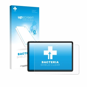 Vorderseite einer Produktverpackung mit dem Markenlogo upscreen. Daneben ist das Gerät Tabwee T20 10.1