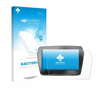 Vorderseite einer Produktverpackung mit dem Markenlogo upscreen. Daneben ist das Gerät Voge 625 2025 mit dem zugehörigen Displ