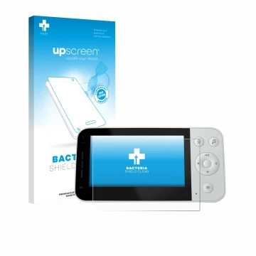 Vorderseite einer Produktverpackung mit dem Markenlogo upscreen. Daneben ist das Gerät Philips Avent SCD951/26 mit dem zugehör