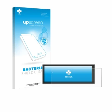 Vorderseite einer Produktverpackung mit dem Markenlogo upscreen. Daneben ist das Gerät Carpuride Carplay W125A 11.26