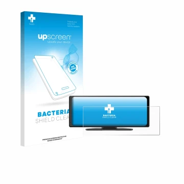 Vorderseite einer Produktverpackung mit dem Markenlogo upscreen. Daneben ist das Gerät Carpuride V92 10.26