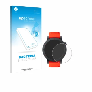 Vorderseite einer Produktverpackung mit dem Markenlogo upscreen. Daneben ist das Gerät Nothing CMF Watch 3 Pro mit dem zugehör