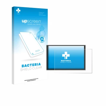 Vorderseite einer Produktverpackung mit dem Markenlogo upscreen. Daneben ist das Gerät Renault Master 2025 mit dem zugehörigen