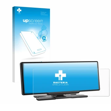 Vorderseite einer Produktverpackung mit dem Markenlogo upscreen. Daneben ist das Gerät Avylet RC11 8.1