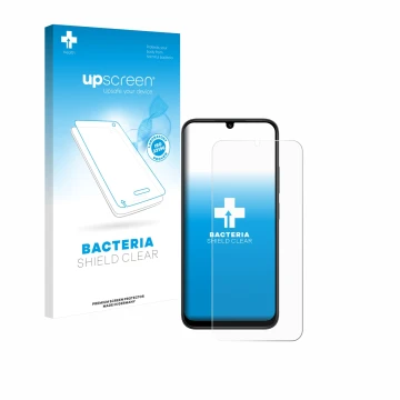 Vorderseite einer Produktverpackung mit dem Markenlogo upscreen. Daneben ist das Gerät Xiaomi Redmi 15C 4G mit dem zugehörigen