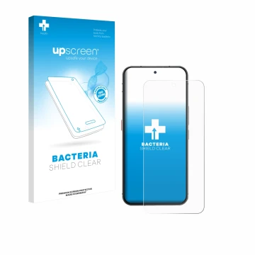 Vorderseite einer Produktverpackung mit dem Markenlogo upscreen. Daneben ist das Gerät Oukitel WP210 5G mit dem zugehörigen Di