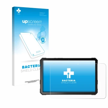 Vorderseite einer Produktverpackung mit dem Markenlogo upscreen. Daneben ist das Gerät Fossibot DT3 5G mit dem zugehörigen Dis