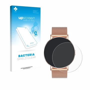 Vorderseite einer Produktverpackung mit dem Markenlogo upscreen. Daneben ist das Gerät Levowatch Eve 1.3