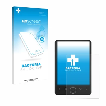 Vorderseite einer Produktverpackung mit dem Markenlogo upscreen. Daneben ist das Gerät SPC Light 2 mit dem zugehörigen Display