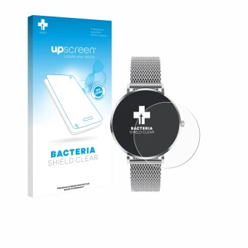 Vorderseite einer Produktverpackung mit dem Markenlogo upscreen. Daneben ist das Gerät Pireware Amory 5 Mini mit dem zugehörig