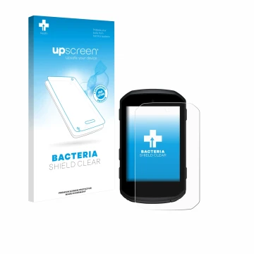 Vorderseite einer Produktverpackung mit dem Markenlogo upscreen. Daneben ist das Gerät Garmin Edge 550 mit dem zugehörigen Dis