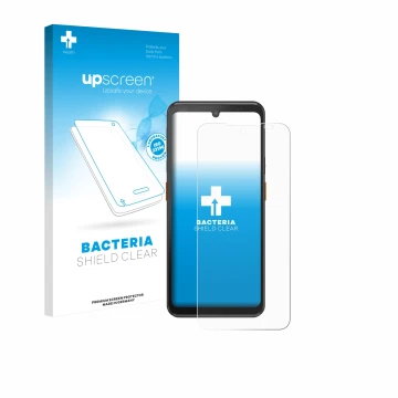 Vorderseite einer Produktverpackung mit dem Markenlogo upscreen. Daneben ist das Gerät Summi L3 mit dem zugehörigen Displaysch