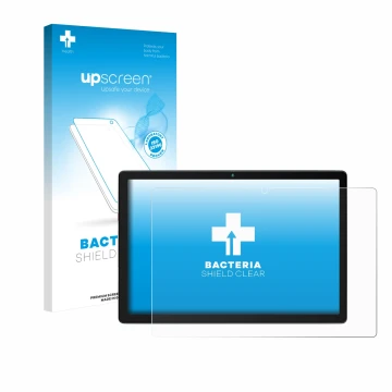 Vorderseite einer Produktverpackung mit dem Markenlogo upscreen. Daneben ist das Gerät Yicty MB1001 10.1