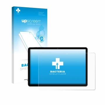 Vorderseite einer Produktverpackung mit dem Markenlogo upscreen. Daneben ist das Gerät RUSHAR M90 11