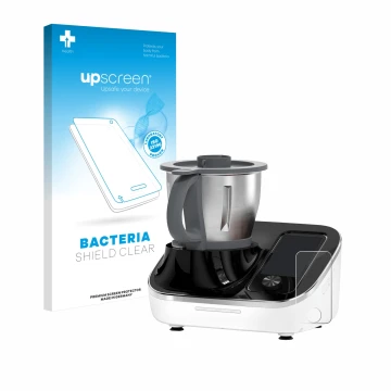 Vorderseite einer Produktverpackung mit dem Markenlogo upscreen. Daneben ist das Gerät TOKIT Omni Cook C2 mit dem zugehörigen 