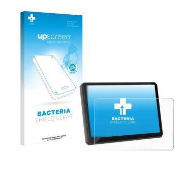 Vorderseite einer Produktverpackung mit dem Markenlogo upscreen. Daneben ist das Gerät Carpuride W502BS Pro 5
