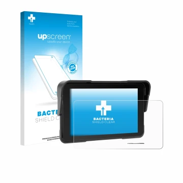 Vorderseite einer Produktverpackung mit dem Markenlogo upscreen. Daneben ist das Gerät Sixwin P2 5