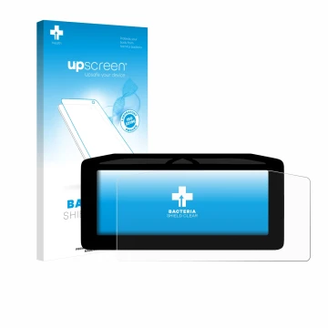 Vorderseite einer Produktverpackung mit dem Markenlogo upscreen. Daneben ist das Gerät Ducati Panigale V4 2025 mit dem zugehör