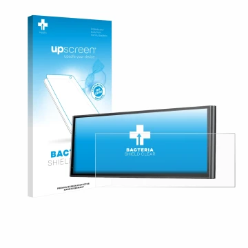 Vorderseite einer Produktverpackung mit dem Markenlogo upscreen. Daneben ist das Gerät Krunia 9.26