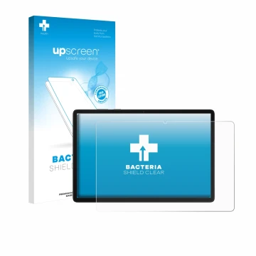 Vorderseite einer Produktverpackung mit dem Markenlogo upscreen. Daneben ist das Gerät Samsung Galaxy Tab A11 Plus WiFi 11