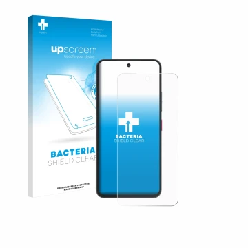 Vorderseite einer Produktverpackung mit dem Markenlogo upscreen. Daneben ist das Gerät Telekom T Phone 3 Pro mit dem zugehörig