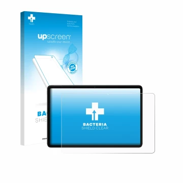 Vorderseite einer Produktverpackung mit dem Markenlogo upscreen. Daneben ist das Gerät Xiaomi Redmi Pad 2 Pro 5G mit dem zugeh