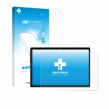 Vorderseite einer Produktverpackung mit dem Markenlogo upscreen. Daneben ist das Gerät Biegedy B29 10.1