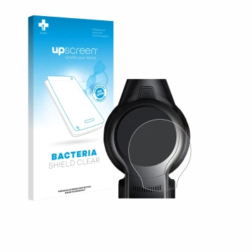 Vorderseite einer Produktverpackung mit dem Markenlogo upscreen. Daneben ist das Gerät MOVA S2 mit dem zugehörigen Displayschu