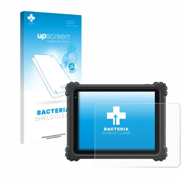 Vorderseite einer Produktverpackung mit dem Markenlogo upscreen. Daneben ist das Gerät Autel MaxiCOM Ultra Lite mit dem zugehö