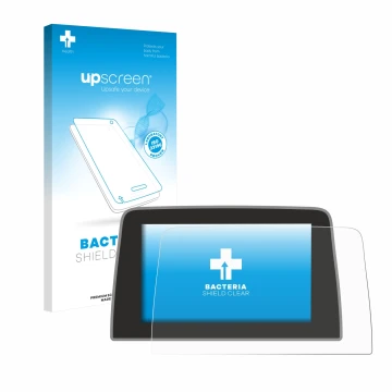 Vorderseite einer Produktverpackung mit dem Markenlogo upscreen. Daneben ist das Gerät Ford Puma 2019 - 2023 mit dem zugehörig