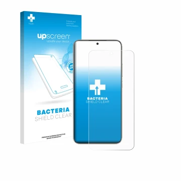 Vorderseite einer Produktverpackung mit dem Markenlogo upscreen. Daneben ist das Gerät Honor X70 mit dem zugehörigen Displaysc