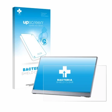 Vorderseite einer Produktverpackung mit dem Markenlogo upscreen. Daneben ist das Gerät Arzopa Z3FC 16.1