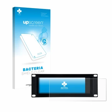 Vorderseite einer Produktverpackung mit dem Markenlogo upscreen. Daneben ist das Gerät GeeekPi DP-0059 7.84